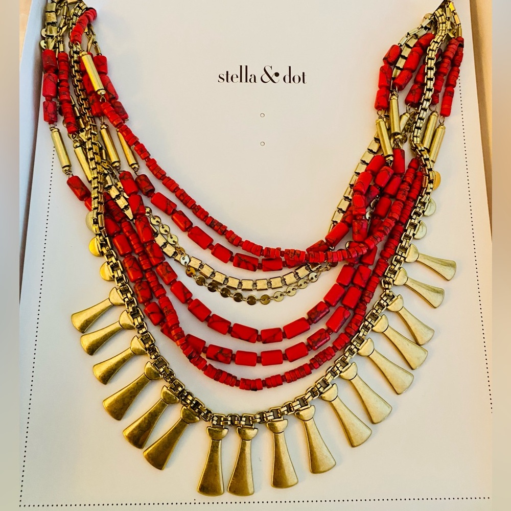 Stella & Dot Versatile 3-1 Statement Necklace